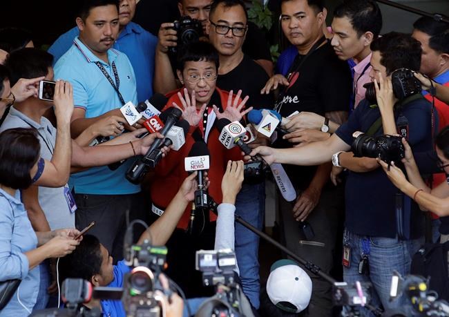Journalist critical of Philippine leader arrested again | iNFOnews.ca Journalist critical of Philippine leader arrested again | iNFOnews.ca