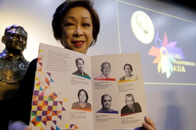 Cambodian, Indian among 2018 winners of Magsaysay awards | iNFOnews.ca