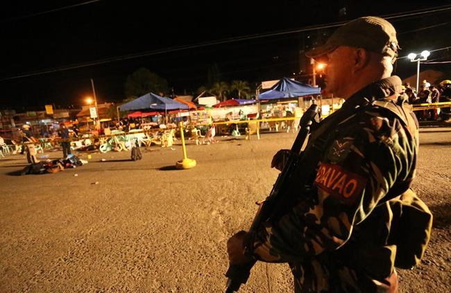 Philippine leader declares 'state of lawlessness' after bomb | iNFOnews.ca