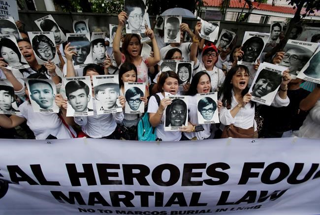Philippine gov't defends decision on hero burial for Marcos | iNFOnews.ca CP870387668