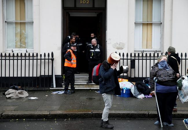 Homelessness activists evicted from pricey mansion in London | iNFOnews.ca
