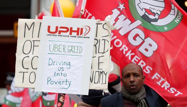 UK demonstrators press Uber ahead of key legal fight | iNFOnews.ca