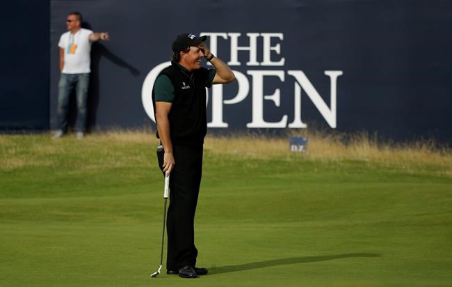 Mickelson picks up where he left off at rainy Royal Troon | iNFOnews.ca Mickelson picks up where he left off at rainy Royal Troon | iNFOnews.ca