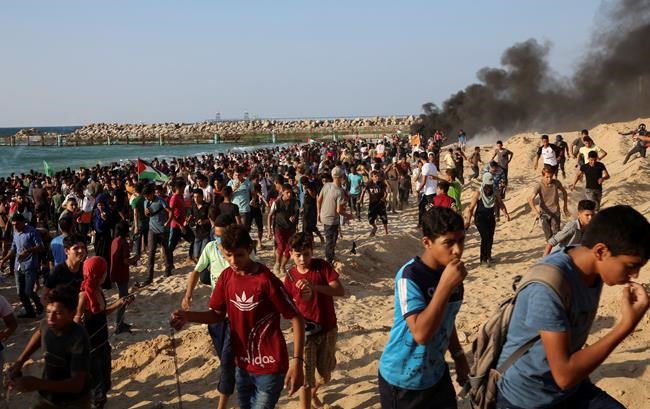 Medics recover 2 bodies after Israeli airstrike in Gaza | iNFOnews.ca CP2125633822