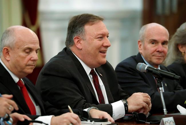 Pompeo says sanctions a pillar of US policy toward Iran | iNFOnews.ca CP330767466