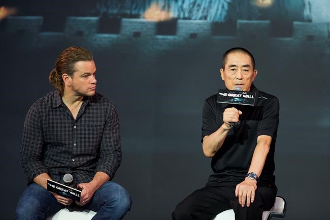 Chinese director Zhang Yimou defends casting of Matt Damon | iNFOnews.ca