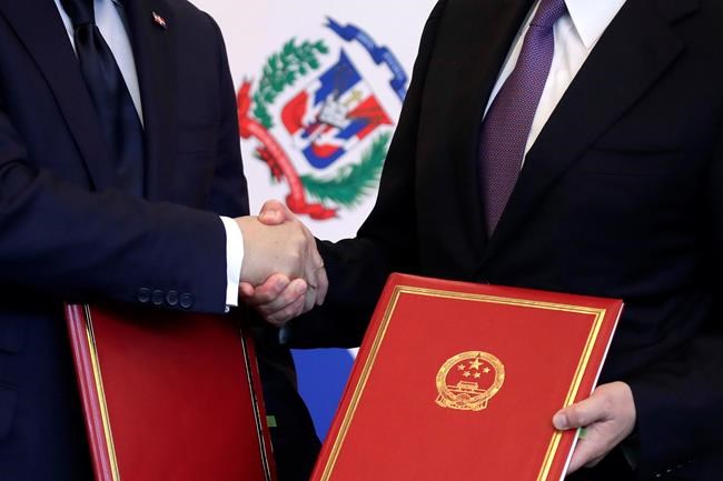 Dominican Republic forges tie with China, breaks with Taiwan | iNFOnews.ca CP360467535
