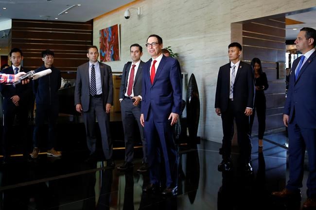 Mnuchin hopes for 'substantial progress' in China talks | iNFOnews.ca CP705334718