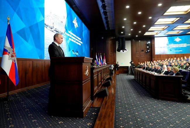 Putin: Russia has enough missiles without violating treaty | iNFOnews.ca Putin: Russia has enough missiles without violating treaty | iNFOnews.ca