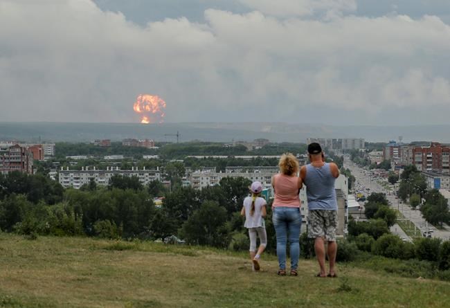 12 injured, 1 missing in Russia's military depot fire | iNFOnews.ca 12 injured, 1 missing in Russia's military depot fire | iNFOnews.ca
