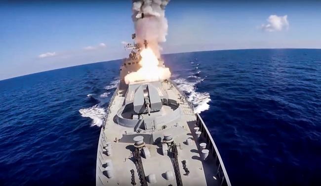 Russia fires missiles from Mediterranean at IS in Syria | iNFOnews.ca