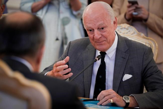 UN Syria envoy visits Russia at 'delicate' time | iNFOnews.ca CP18362070