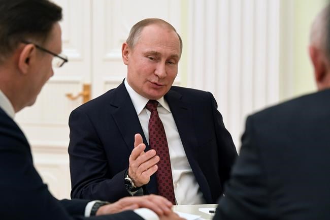 The Latest: Putin thanks Russians for re-electing him | iNFOnews.ca