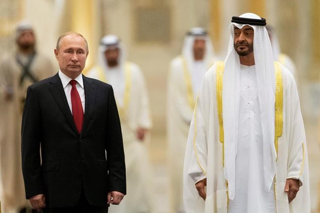 Russia's Putin seeks to enhance ties to US-allied UAE | iNFOnews.ca Russia's Putin seeks to enhance ties to US-allied UAE | iNFOnews.ca