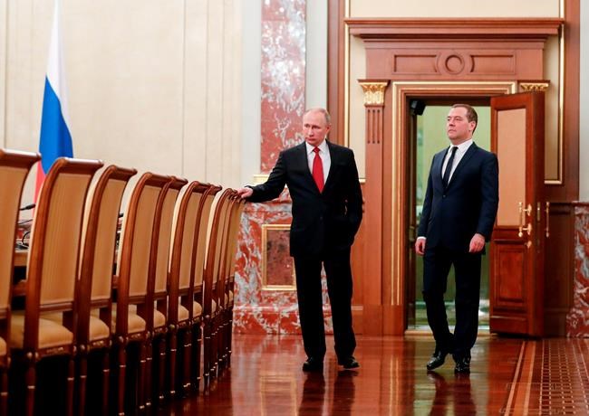Russian prime minister submits resignation to Putin | iNFOnews.ca