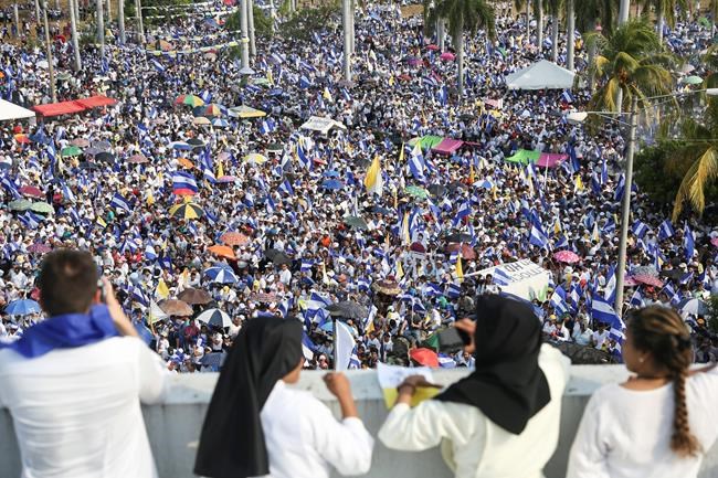 Tens of thousands march for peace, justice in Nicaragua | iNFOnews.ca