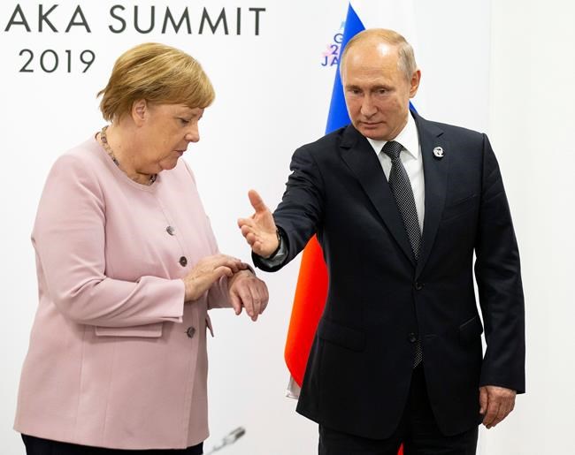 German leader Merkel says 'I'm fine' after shaking at events | iNFOnews.ca