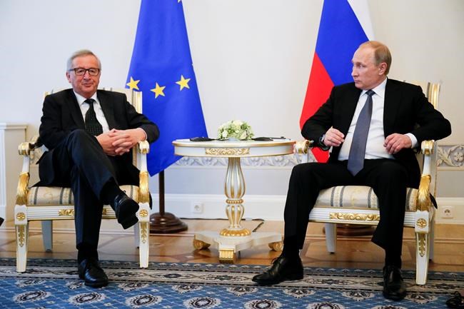 Putin hosts top EU official for talks during rare visit | iNFOnews.ca CP756161713