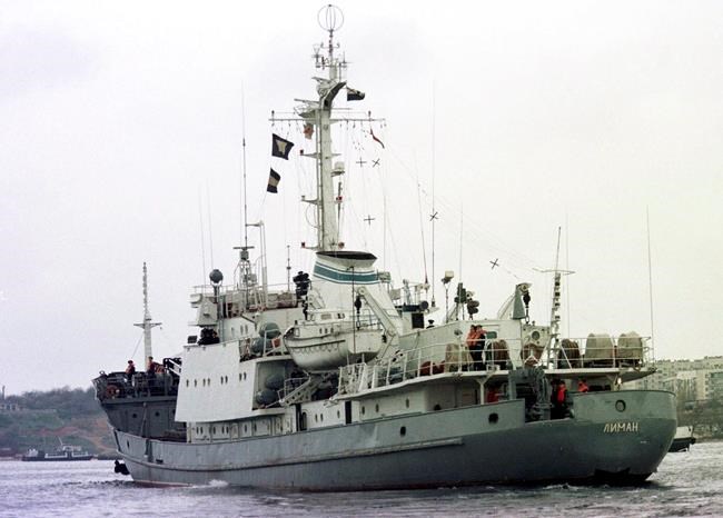 The Latest: Minor damage to freighter that hit Russian ship | iNFOnews.ca