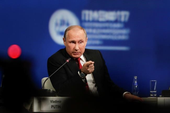 The Latest: Putin ridicules US focus on ambassador contacts | iNFOnews.ca