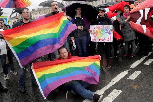 Russia talks LGBT tolerance for WCup but locals have doubts | iNFOnews.ca CP78380653