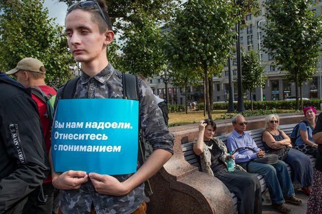 Young Russians taking the lead in anti-Putin protests | iNFOnews.ca CP1801117970