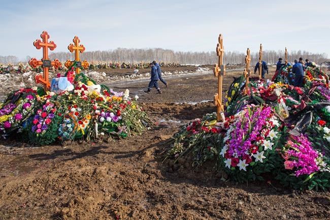 Hearts ache, anger surges after Siberian mall fire kills 64 | iNFOnews.ca Hearts ache, anger surges after Siberian mall fire kills 64 | iNFOnews.ca