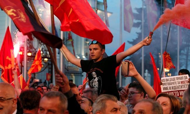 Conservatives protest in Macedonia, demand early elections | iNFOnews.ca