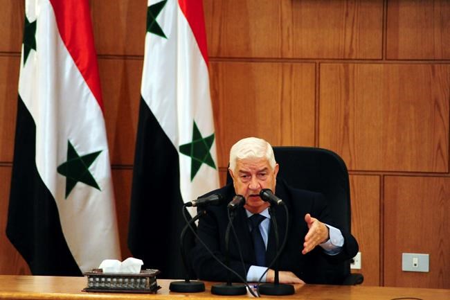 Syria FM: Iran has no combat forces, bases in the country | iNFOnews.ca