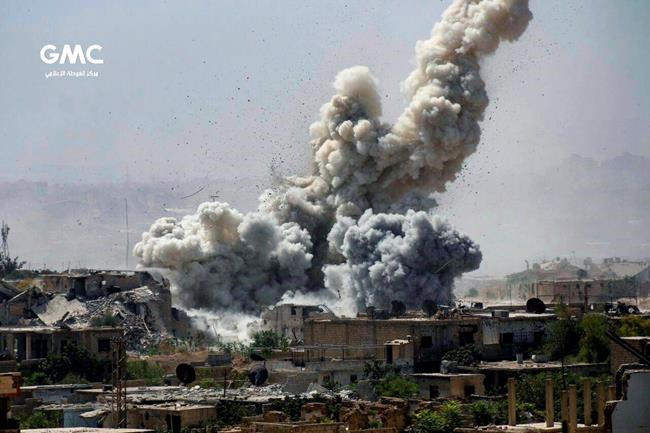 US-backed forces say Russia attacked them in eastern Syria | iNFOnews.ca CP870970407