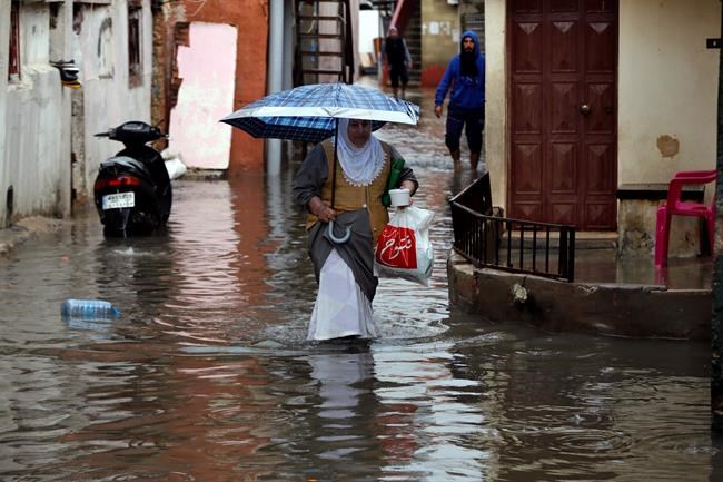 Heavy rain causes floods, paralyzes Lebanon's capital | iNFOnews.ca