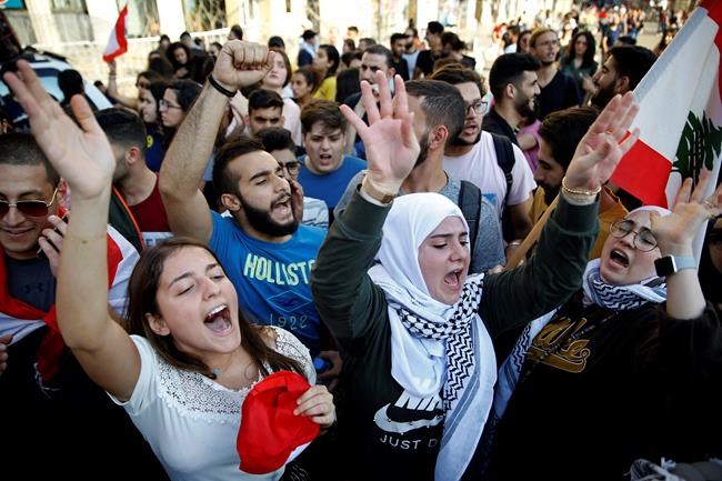 First death reported in nationwide protests wracking Lebanon | iNFOnews.ca