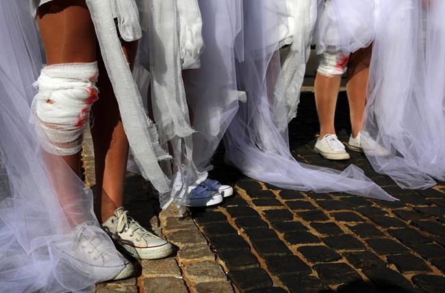 Lebanese women protest against rape law | iNFOnews.ca CP793411610