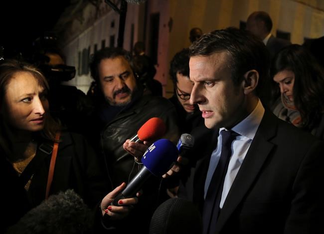 France presidential hopeful Macron gains support | iNFOnews.ca