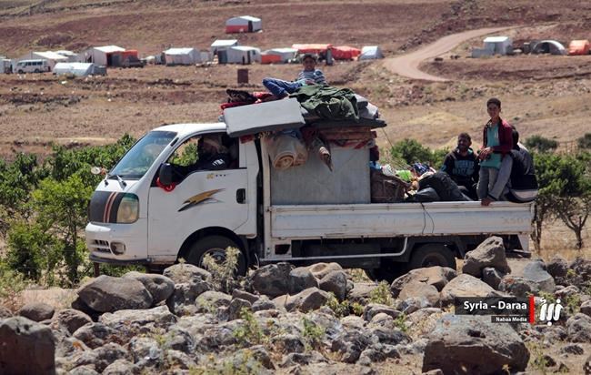Fighting in Syria's south escalates, displaces 50,000 people | iNFOnews.ca Fighting in Syria's south escalates, displaces 50,000 people | iNFOnews.ca