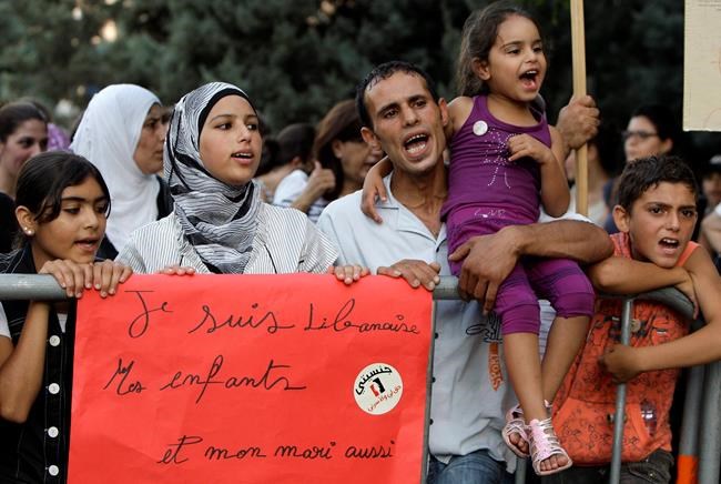 Scores naturalized in Lebanon where women still lack rights | iNFOnews.ca CP397357012