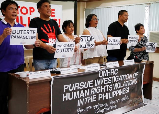 Duterte critics laud UN vote to scrutinize drug killings | iNFOnews.ca