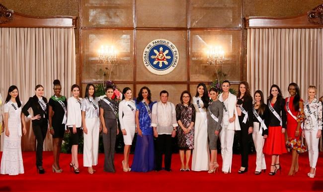 Philippine leader tames his words for Miss Universe hopefuls | iNFOnews.ca