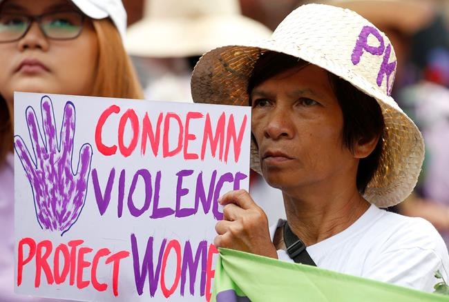 Activists: Duterte in crosshairs with new law on harassment | iNFOnews.ca CP784559239