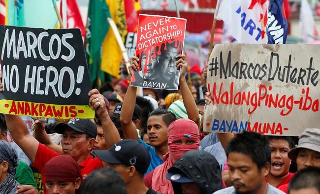 Protests hound late Filipino dictator's birthday celebration | iNFOnews.ca Protests hound late Filipino dictator's birthday celebration | iNFOnews.ca