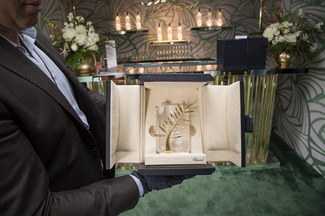 It's the 60th birthday for the Cannes Film Festival's Palme d'Or trophy, made by Chopard | iNFOnews.ca CP33216910