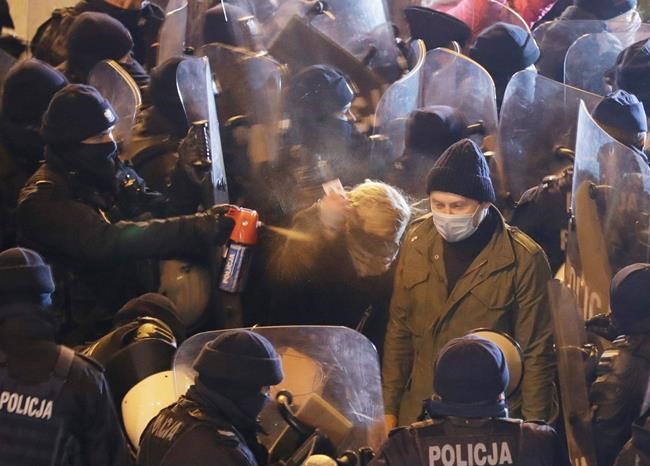 Police call tear-gassed Polish lawmaker a protest threat | iNFOnews.ca Police call tear-gassed Polish lawmaker a protest threat | iNFOnews.ca