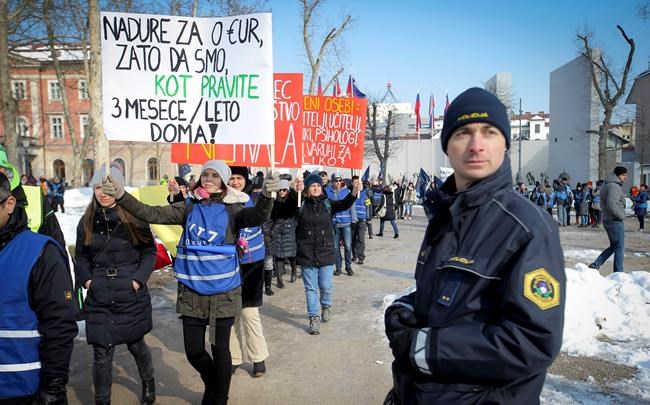 Slovenian schools closed as thousands of teachers strike | iNFOnews.ca Slovenian schools closed as thousands of teachers strike | iNFOnews.ca