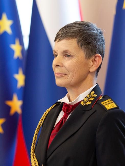 Slovenia appoints a woman as chief of military for 1st time | iNFOnews.ca