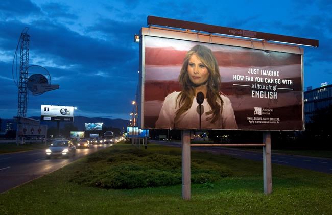 Melania Trump threatens lawsuit over English class billboard | iNFOnews.ca Melania Trump threatens lawsuit over English class billboard | iNFOnews.ca