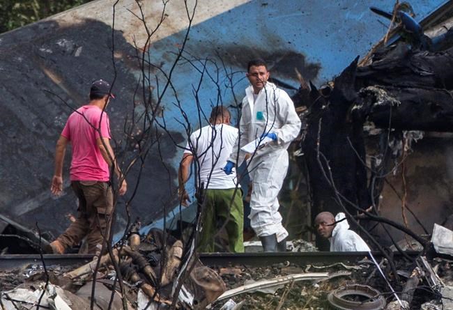 The Latest: Cuba says crash survivor dies; toll now at 111 | iNFOnews.ca