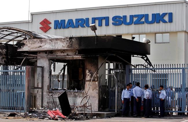 13 autoworkers get life in prison for 2012 India riots | iNFOnews.ca