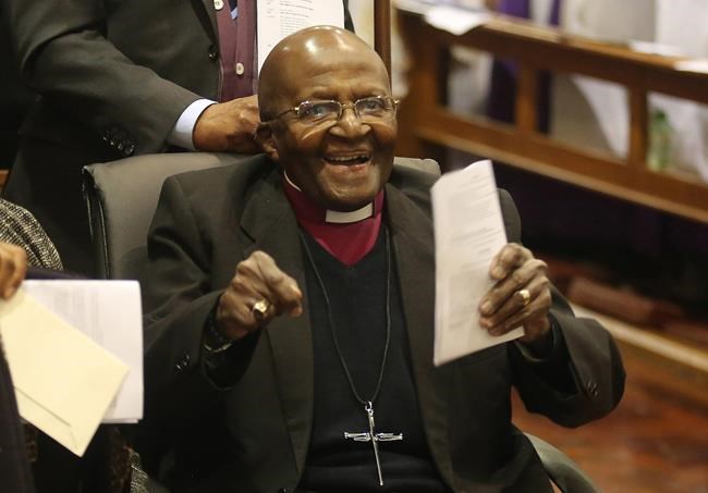 Nobel laureate Tutu marks 2 weeks in South Africa hospital | iNFOnews.ca Nobel laureate Tutu marks 2 weeks in South Africa hospital | iNFOnews.ca