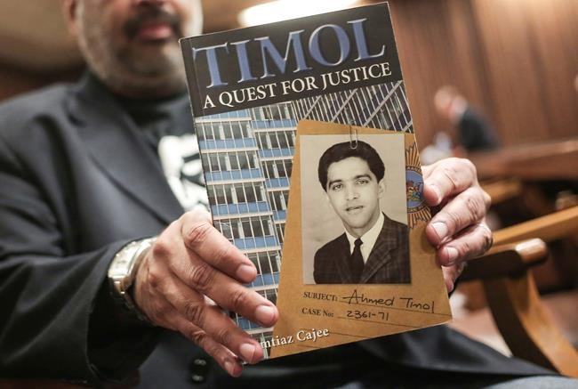 South Africa court says anti-apartheid activist was murdered | iNFOnews.ca