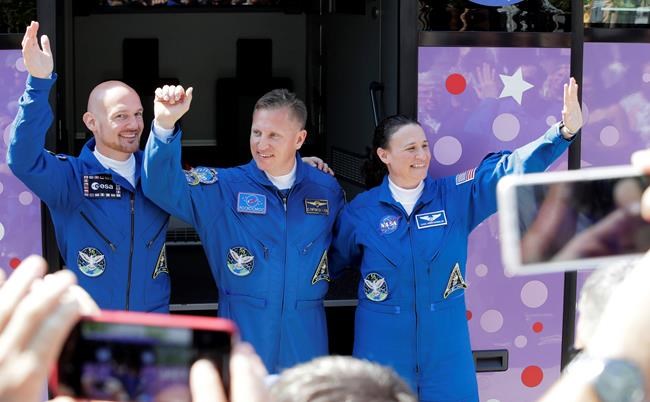 Trio of astronauts blast off to international space station | iNFOnews.ca